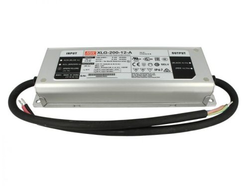 MEAN WELL Led transzformátor 24V 200W IP67