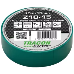 Szigetelőszalag, zöld 10m×15mm