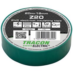 Szigetelőszalag, zöld 20m×18mm