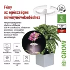 LED növénynevelő lámpa beltéri időzítős dimmelhető 39 LED