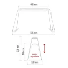 LED növénynevelő lámpa palántaneveléshez beltéri időzítős 28 LED