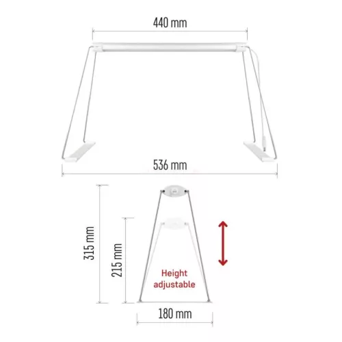 LED növénynevelő lámpa palántaneveléshez beltéri időzítős 28 LED