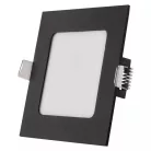 LED süllyesztett lámpatest NEXXO, négyzet, fekete, 12W, CCT