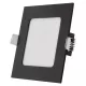 LED süllyesztett lámpatest NEXXO, négyzet, fekete, 18W, CCT
