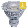 LED izzó True Light MR16 / GU10 / 4,8 W (47 W) / 450 lm / (CRI)Ra >94 / meleg fehér