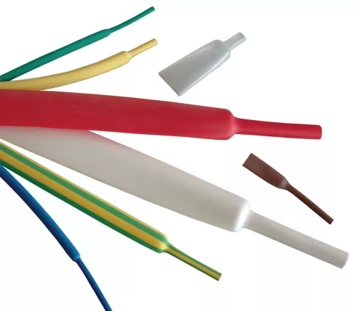 Zsugorcső, vékonyfalú, 2:1 zsugorodás 1,6/0,8mm, natúr