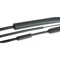   Zsugorcső, közepesfalú, 4:1 zsugorodás 12/3mm, gyantás, fekete