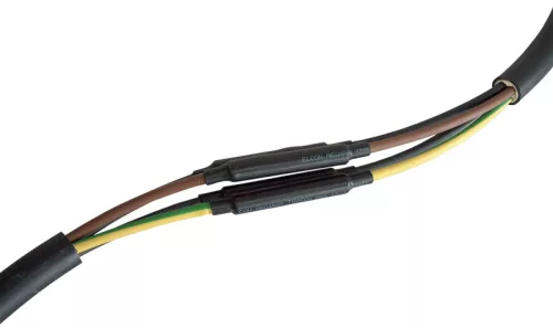 Zsugorcső készlet, darabolt, vastagfalú 4×35mm2-4×120mm2, 4 érhez, gyantás