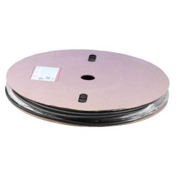   Zsugorcső, vékonyfalú, 3:1zsugorodás 4,8/1,6mm, gyantás, fekete, dobon