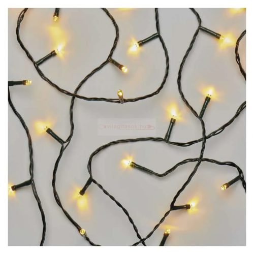 120 LED-es meleg fehér fényfüzér 12 m időzítővel