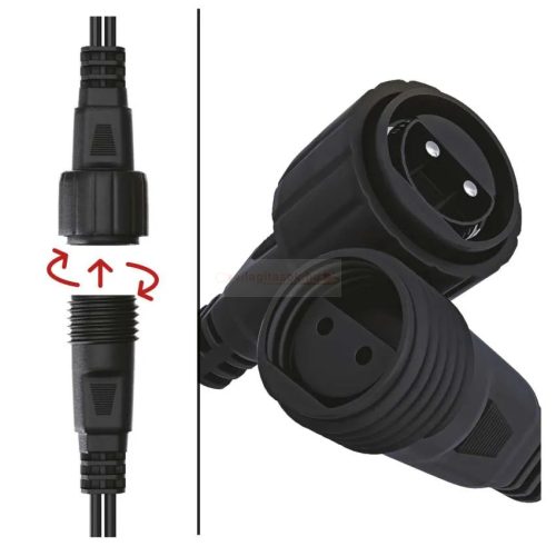 CNT-Fényfüzér kék 10m 100LED IP44