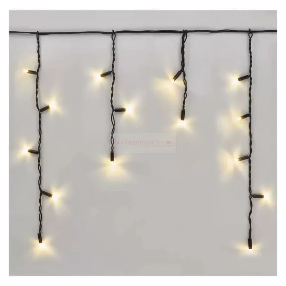 50 LED-es melegfehér jégcsap fényfüzér 3m