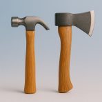 Kalapácsok, fejszék, vésők