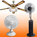 Ventilátorok szobába és irodába