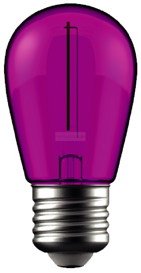 Avide Dekor LED Filament fényforrás 1W E27 Lila